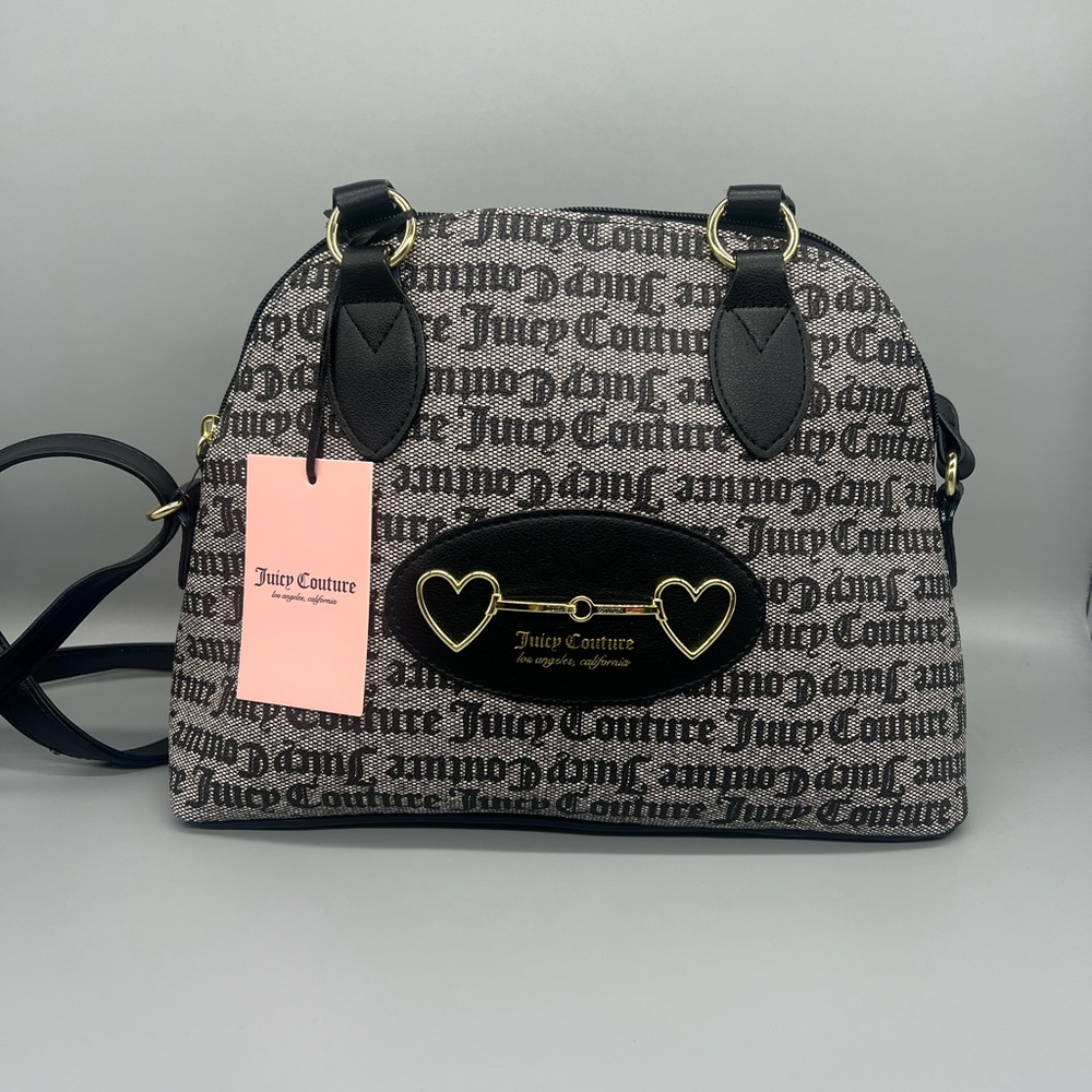Juicy‎ couture heart to heart dome satchel purse